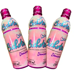 Bichota (3 Frascos) De 500ml Potenciador Femenino Viagra Líquido Sube Líbido Mujer Guaraná, Noni, Maca, Damiana, L-arginina.