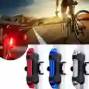 2 Luces De Bicicleta Stop Recargable Usb 4 Modos Impermeable