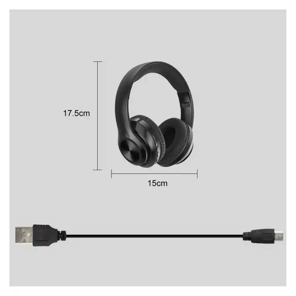 Diadema Bluetooth 5.0 Auriculares Inalámbricos Plegables P39