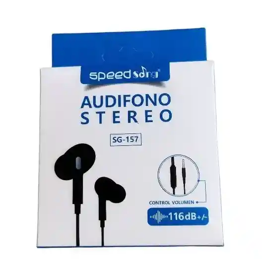 Audífonos Stereo Sg157 Control De Volumen