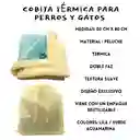 Cobija Manta Peluche Doble Faz Térmica Para Gatos Color Verde