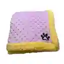 Cobija Manta Peluche Doble Faz Térmica Para Gatos Color Lila