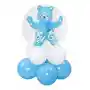 Kit Globos Oso Azul Baby Shower Niño Latex Boy Burbuja