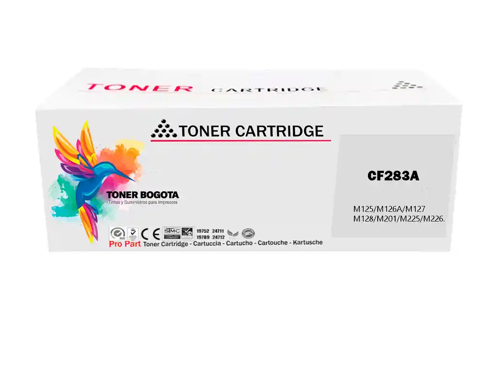 Tóner 83a Cf283a Negro Genérico Para Mfp M125/127fn/m225dn/m201dw