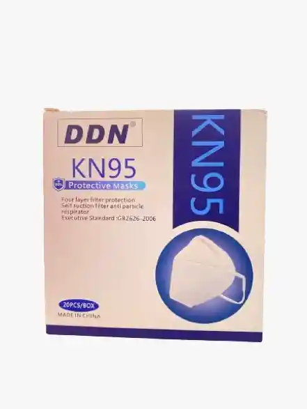 Ddn Kn95 -tapabocas Mascara De Protección 4 Capas. Caja X20 Unidades