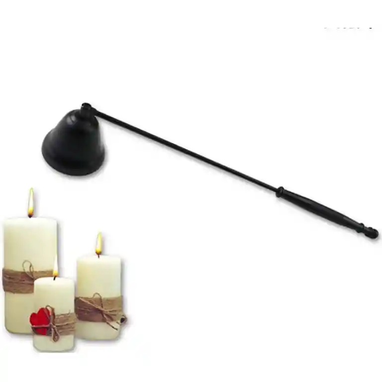 Campana Negra Para Apagar Velas