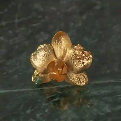 Anillo Orquidea Phalaenopsis Sauco Esmeralda