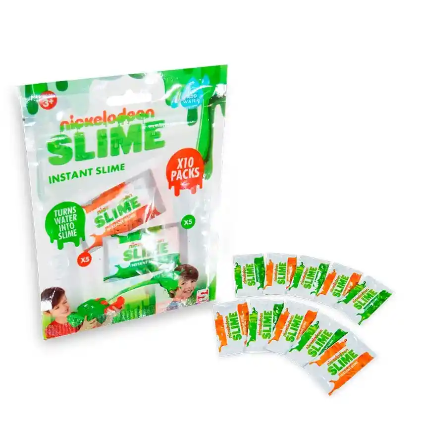 Juego Divertido Slime Nickelodeon Instantáneo X 10 Niños