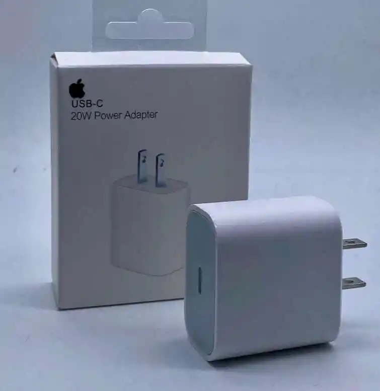 Adaptador (cabeza) De Cargador Iphone 20w Usb-c Blanco