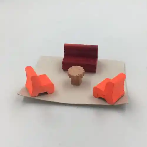 Poltronas Con Mesa Para Maqueta