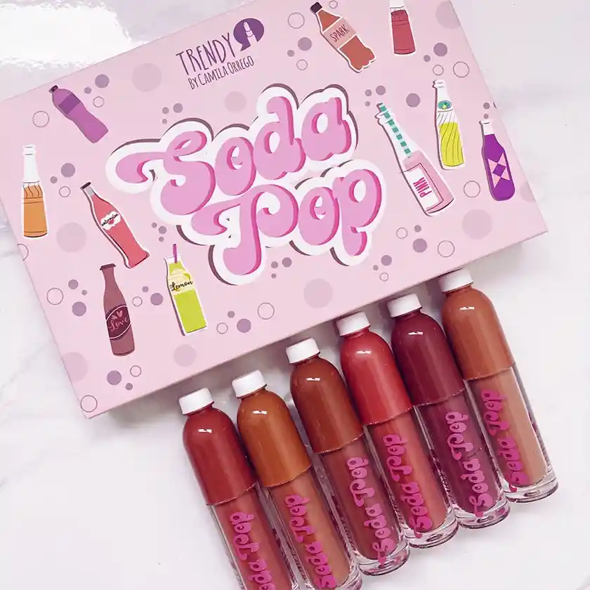 Kit X 6 Labiales Gaseosa Trendy Soda Pop- Producto Sin Caja