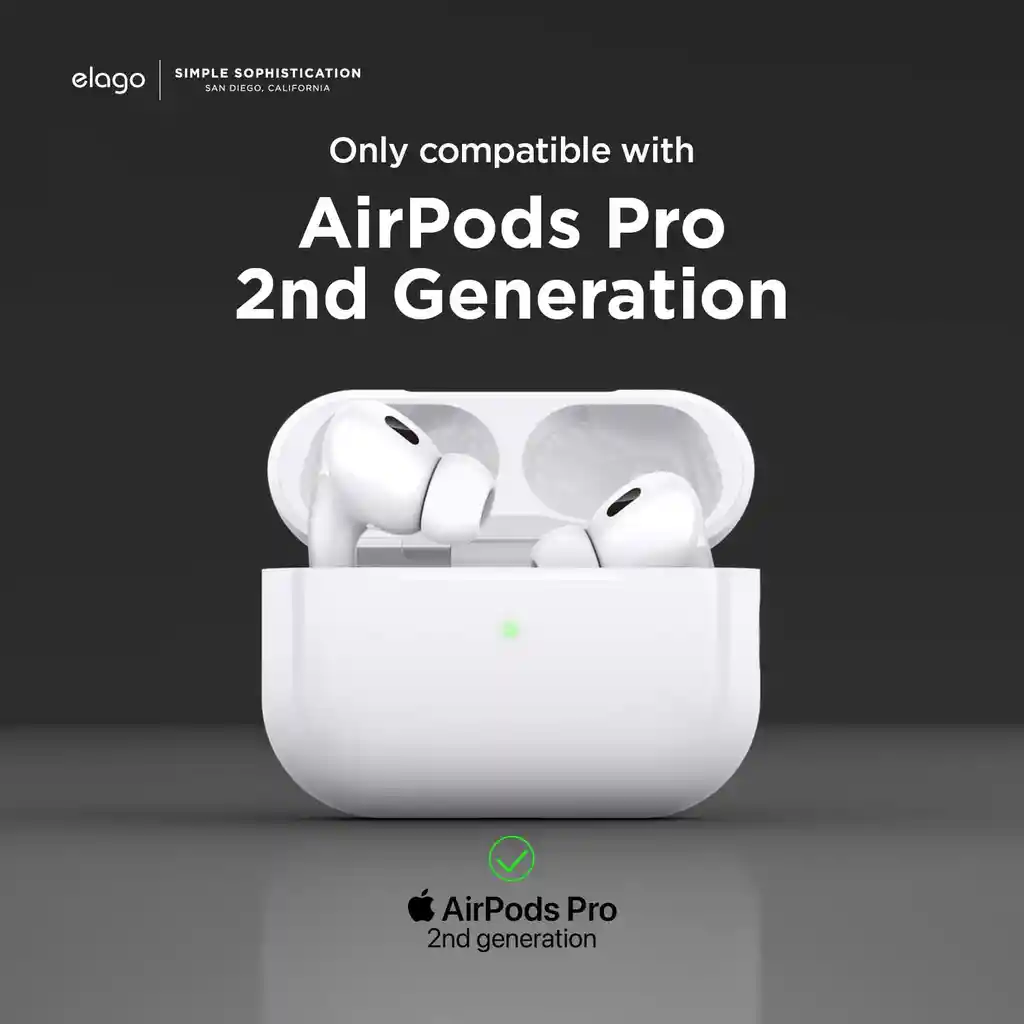 Elago Estuche Para Airpods Pro 2 / Pro Armor En Negro