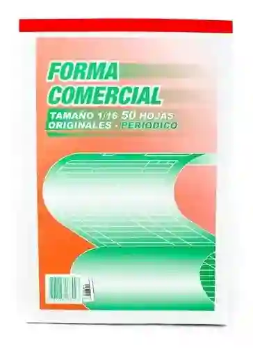 Facturero Mediano Con Copia Forma Comercial Mini Formas 1/32 Originales Periódico X40 Juegos Pappyer