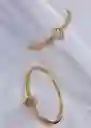 Manilla Tipo Brazalete Gota Dorada