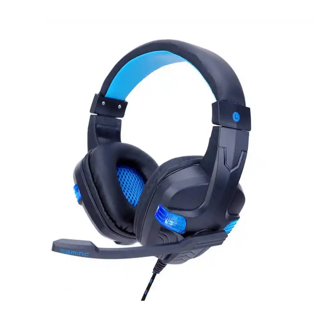 Diadema Audifonos Gamer Seisa Hy-860mv Color Azul