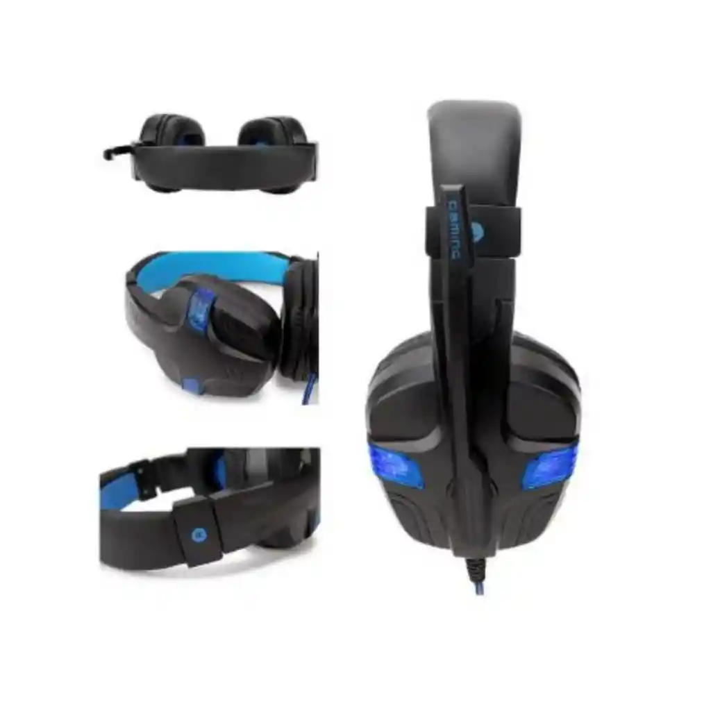 Diadema Audifonos Gamer Seisa Hy-860mv Color Azul