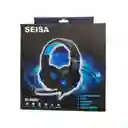 Diadema Audifonos Gamer Seisa Hy-860mv Color Azul