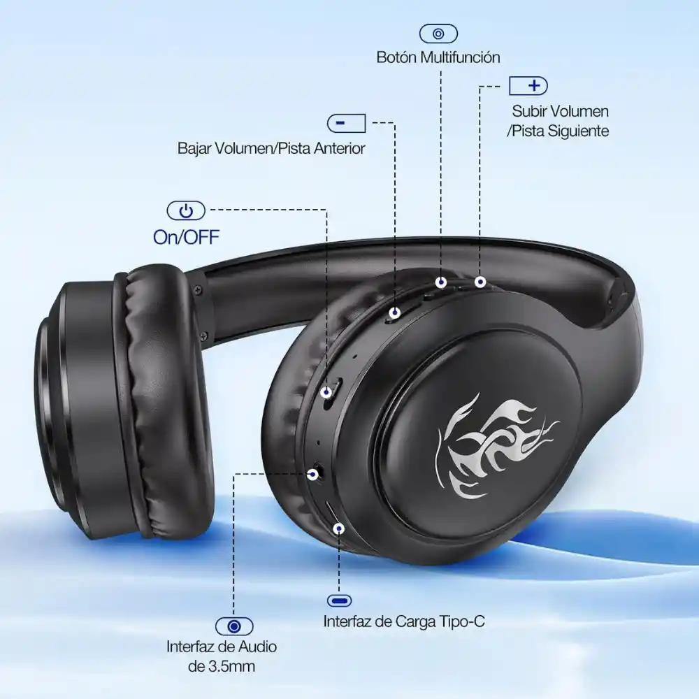 Diadema Bluetooth Inalámbrica 1hora Aut202