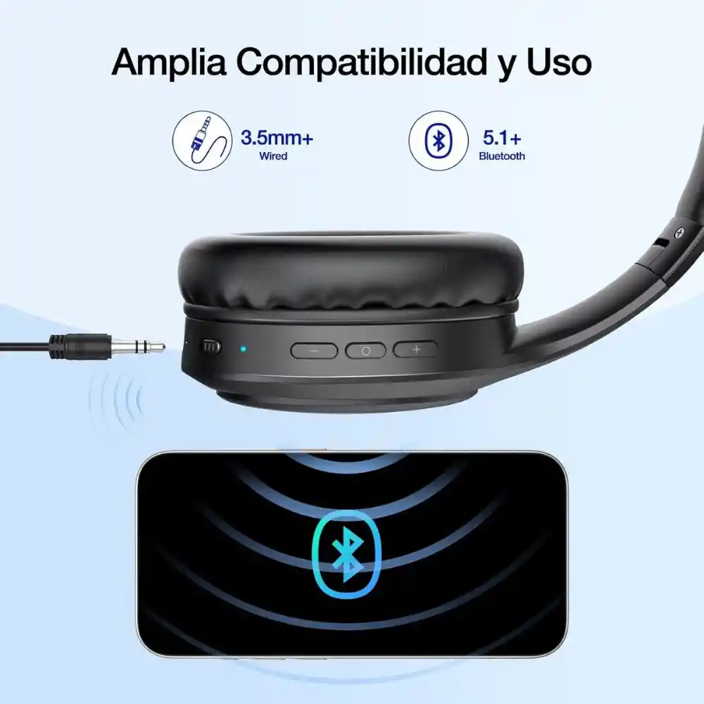 Diadema Bluetooth Inalámbrica 1hora Aut202