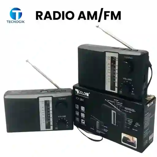 Radio Recargable Golom Am/fm
