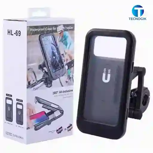 Soporte Holder Celular 360° Hl-69 Para Bicicleta O Moto