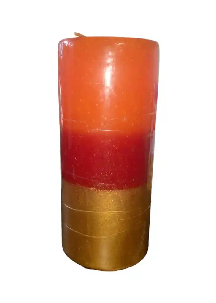 Velón Del Dominio Mediano (dorado, Rojo Y Naranja)