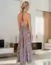 Vestido Largo Hindú Estampado Maxi Boho Primavera Verano