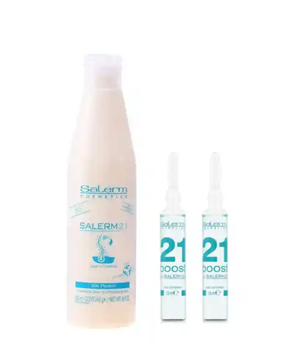 Kit Salerm 21 Tratamiento 250ml + 2 Ampolletas Salerm 21