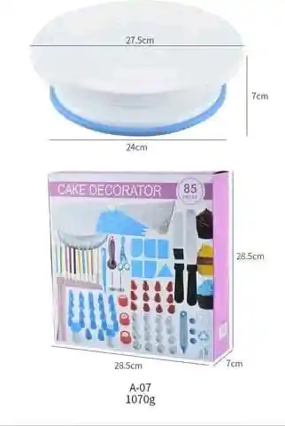 Kit Pasteleria Juego Decoracion Tortas Ponques X85 Piezas