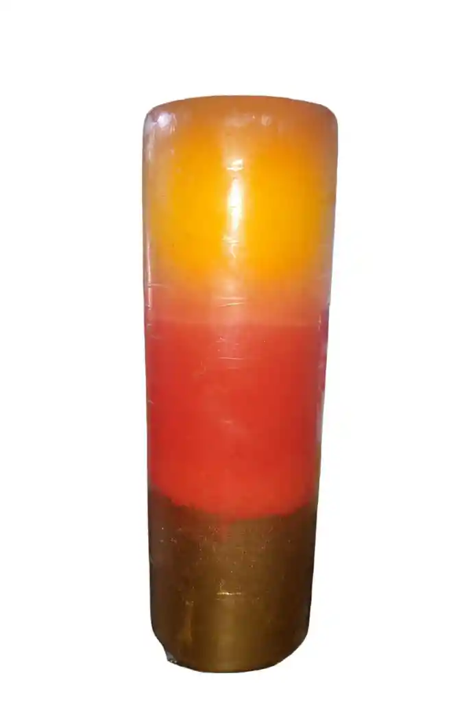 Velón Del Dominio Grande (dorado, Rojo Y Naranja)