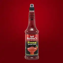 Base Coctel Puremix Fresa X 1100 Ml Sirope Hot Brothers