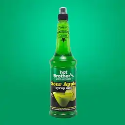 Base Coctel Trad Manzana Verde X 1100 Ml Sirope Hot Brothers