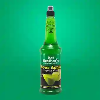 Base Coctel Trad Manzana Verde X 1100 Ml Sirope Hot Brothers