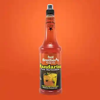 Base Coctel Trad Mandarina X 1100 Ml Sirope Hot Brothers