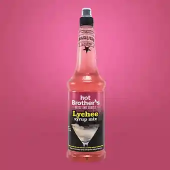 Base Coctel Trad Lychee X 1100 Ml Sirope Hot Brothers