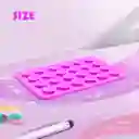 Soporte Tripode Celular Adhesivo Chupas Silicona Succión Morado