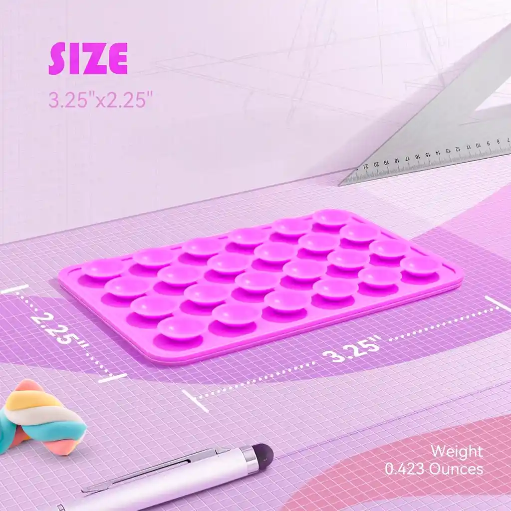 Soporte Tripode Celular Adhesivo Chupas Silicona Succión Morado