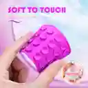 Soporte Tripode Celular Adhesivo Chupas Silicona Succión Morado