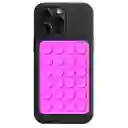 Soporte Tripode Celular Adhesivo Chupas Silicona Succión Morado