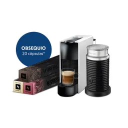 Cafetera Essenza Mini Silver Con Espumador De Leche