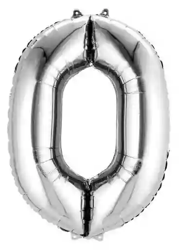 Globo Metalizado 16" Plateado - #0