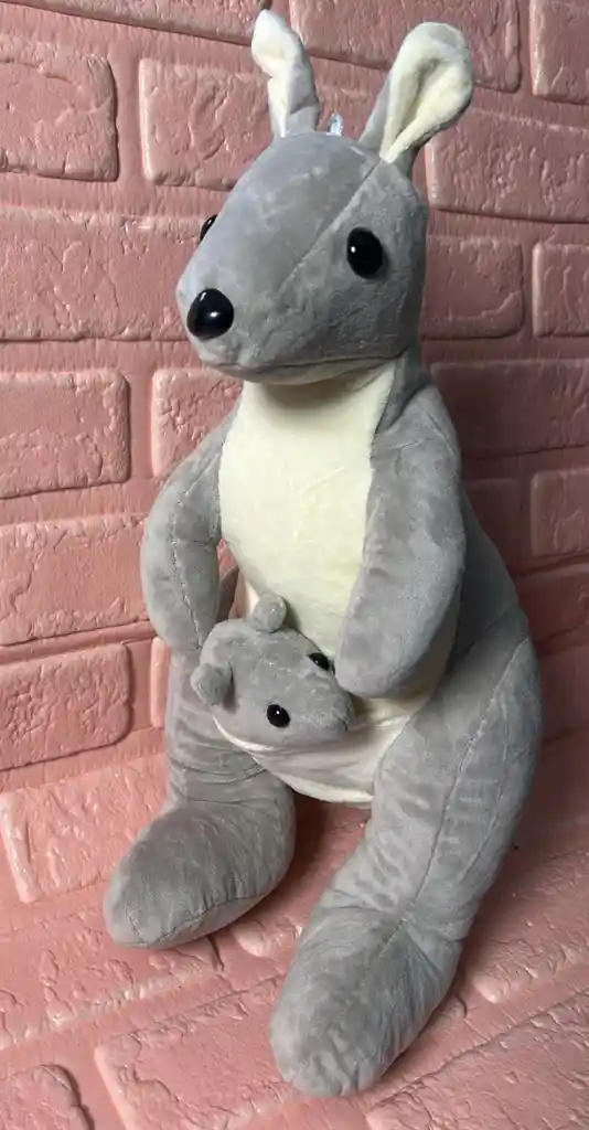 Peluche Canguro + Hijo 38 Alto Aproximadamente