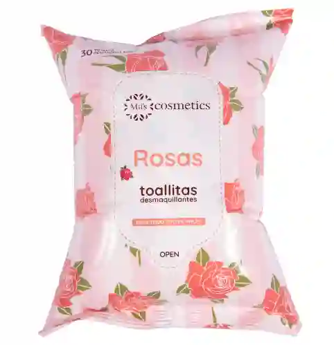 Toalla Desmaquillante Rosas X30 Miis Cosmetics