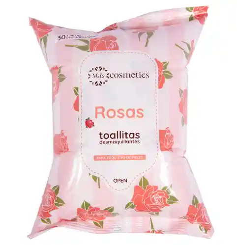 Toalla Desmaquillante Rosas X30 Miis Cosmetics