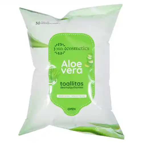 Toalla Desmaquillante X30 Aloe Vera Miis Cosmetics