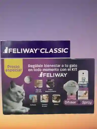 Promo Kit Comportamiento Feliway - Difusor Feliway Classic + Spray 20 Ml.