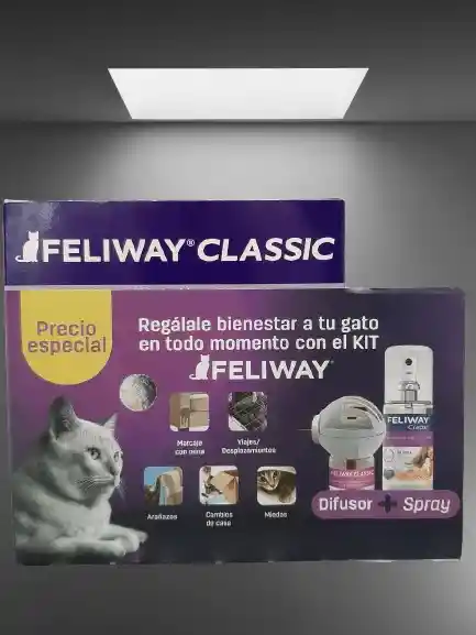 Promo Kit Comportamiento Feliway - Difusor Feliway Classic + Spray 20 Ml.