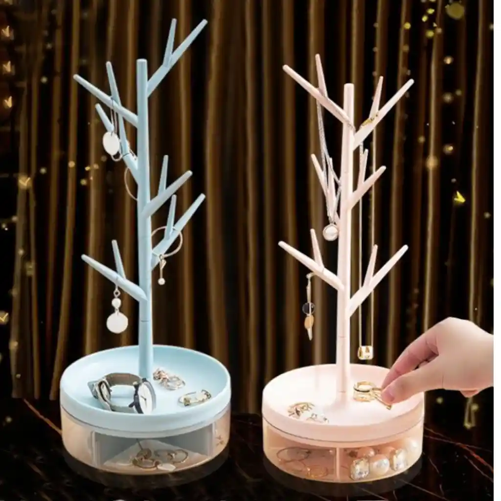 Colgador Organizador De Joyas Con Forma De Árbol