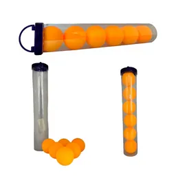 Tarro Pelotas De Ping Pong X6 Und 1 Estrella/naranja