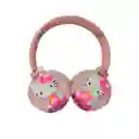 Auricular Diadema Bluetooth Niños Diseños Clases Virtuales Inalambrica Hello Kitty Rosa